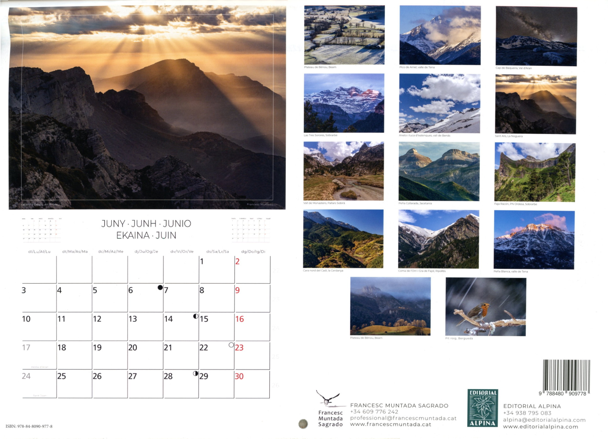 Calendari Pyrene 2024 - Miniatura 2